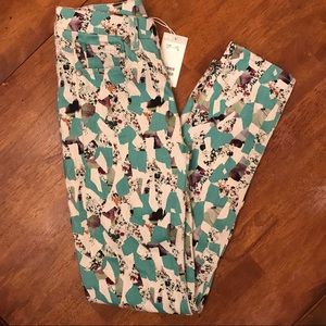 COS Printed Skinny Jeans New with Tags, Sz 26 $115